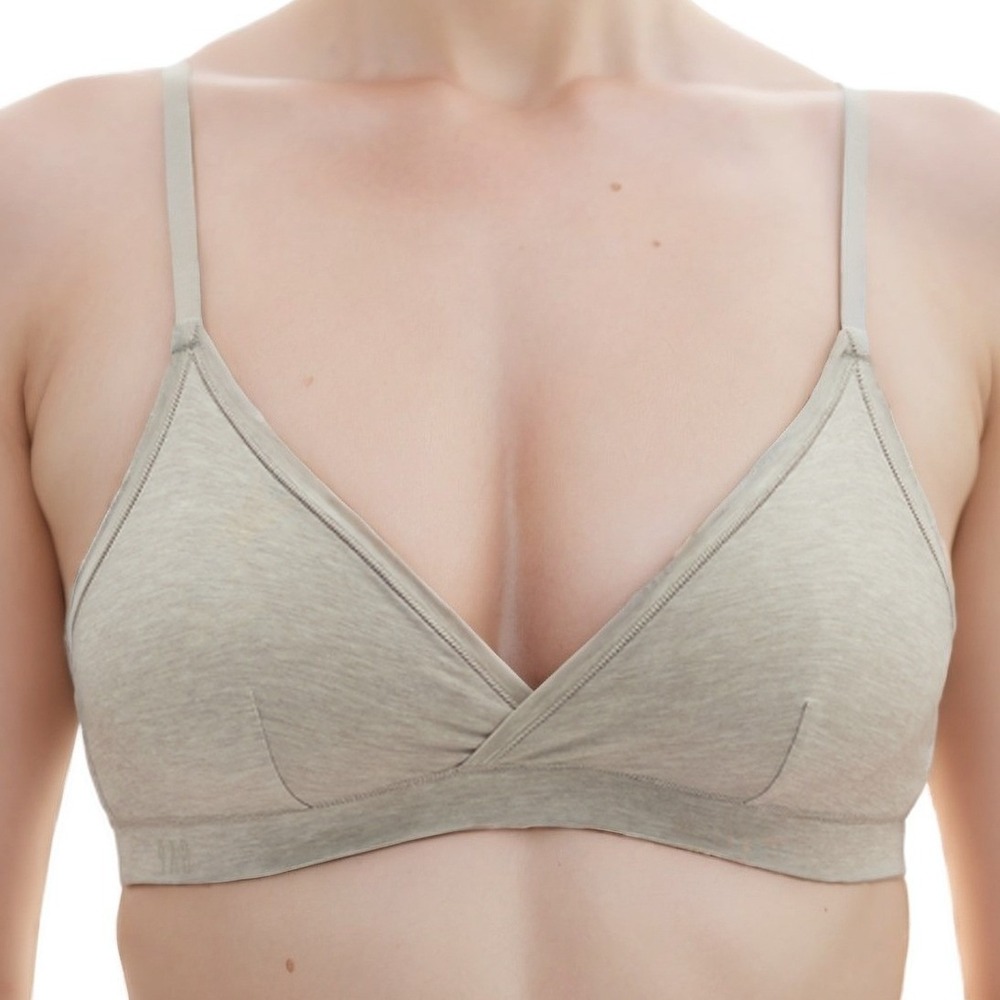 GapBody‎ Womens Breathe Full Coverage Bralette Heather Gray XL Athleisure NWT